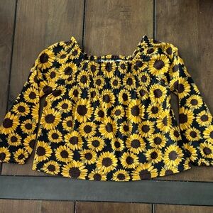 The Children's Place Yellow Sunflower Blouse
